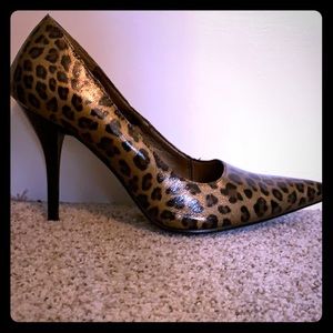 Cheetah print heels